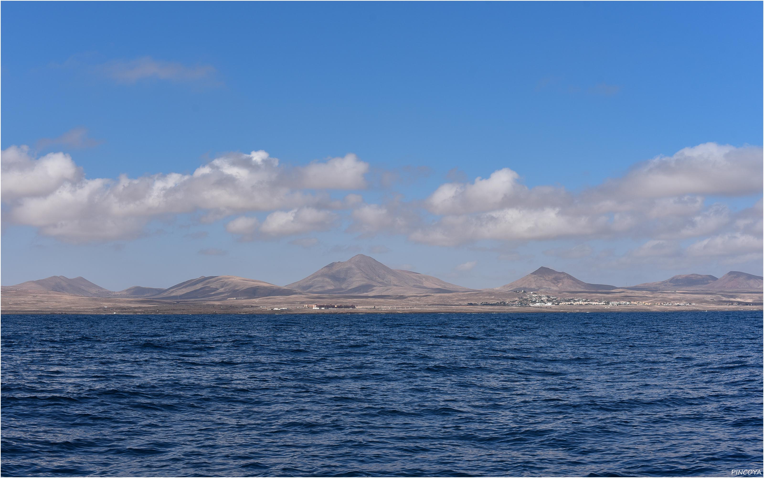 „Fuerteventura, Wüste mit Meer drumherum“