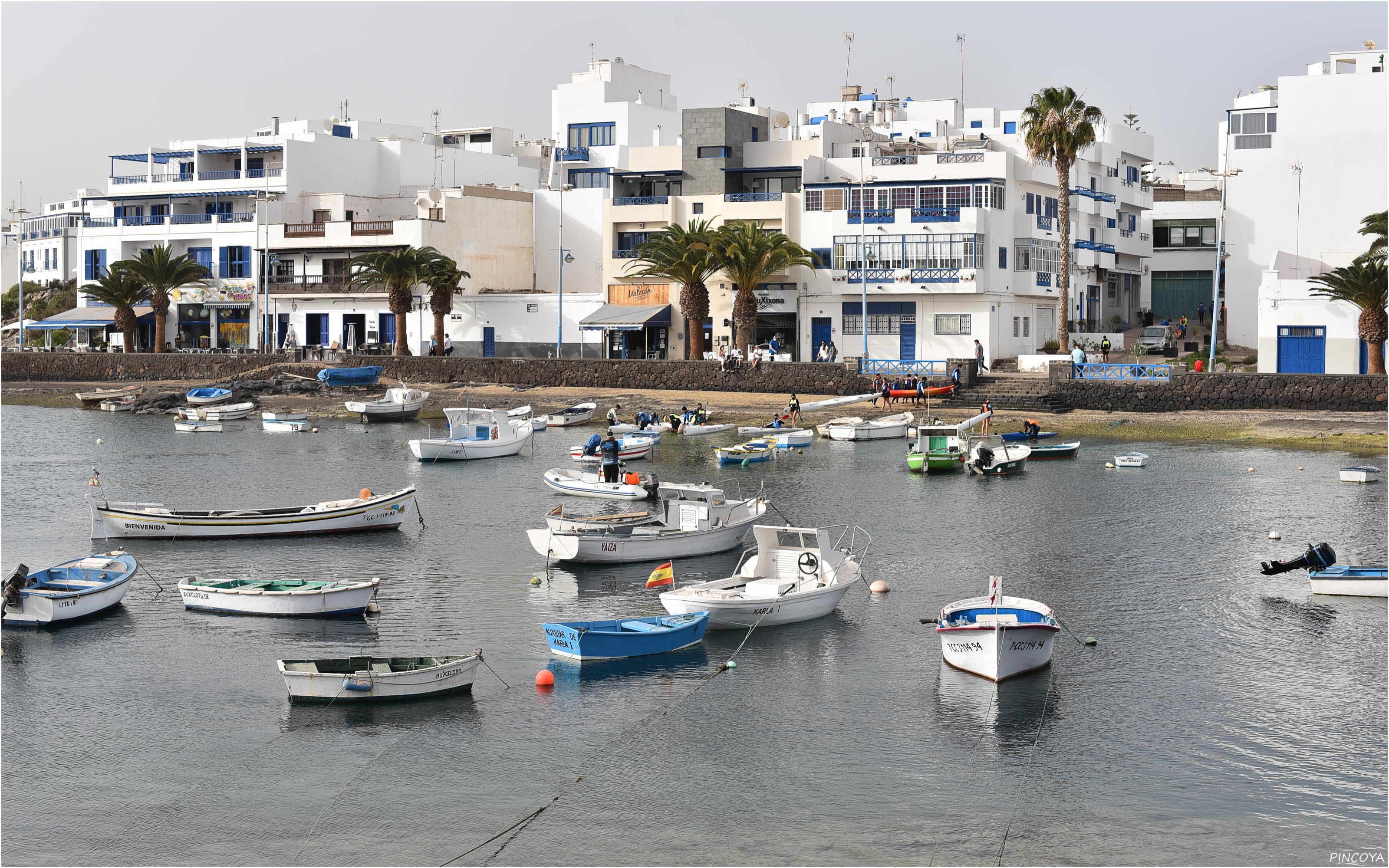 „Bahía de Arrecife, weniger eine Bucht als der Binnensee von Arrecife.“