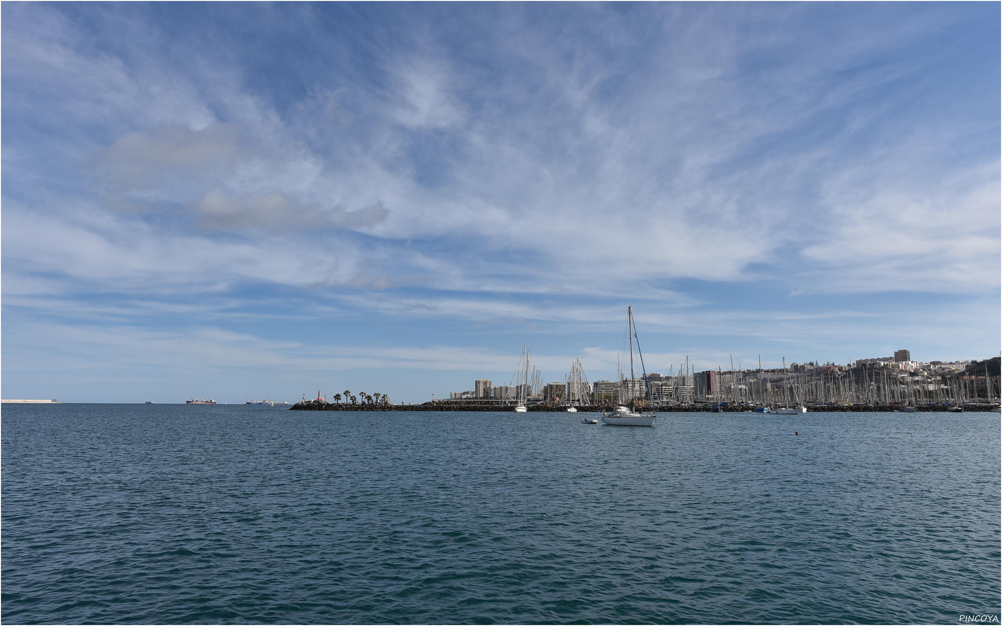 „Auf dem Anchorage zwischen den Marinas von Las Palmas“