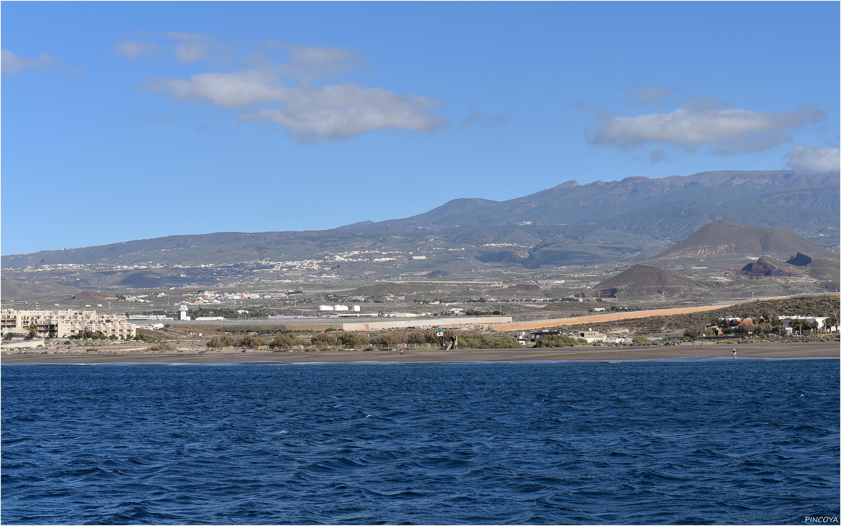 „Der Playa de la Tejita am Montaña Roja“