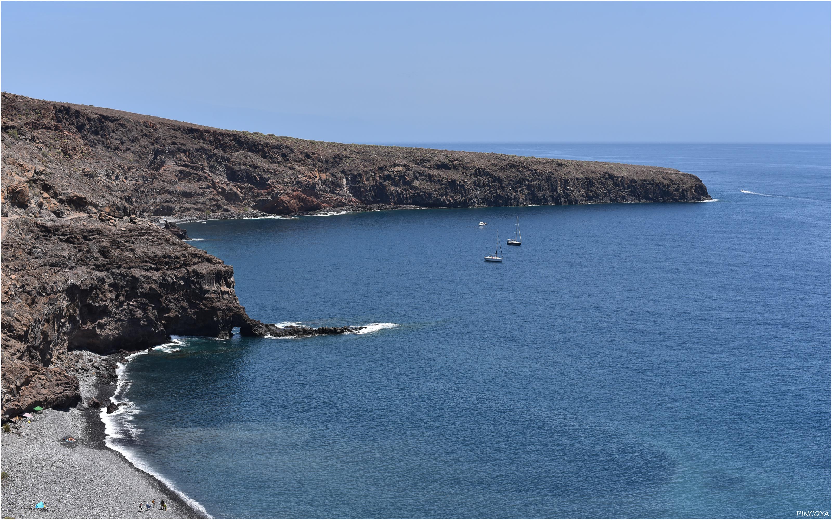 „Die Nachbarbucht im Osten, der Playa de Chinguarime“