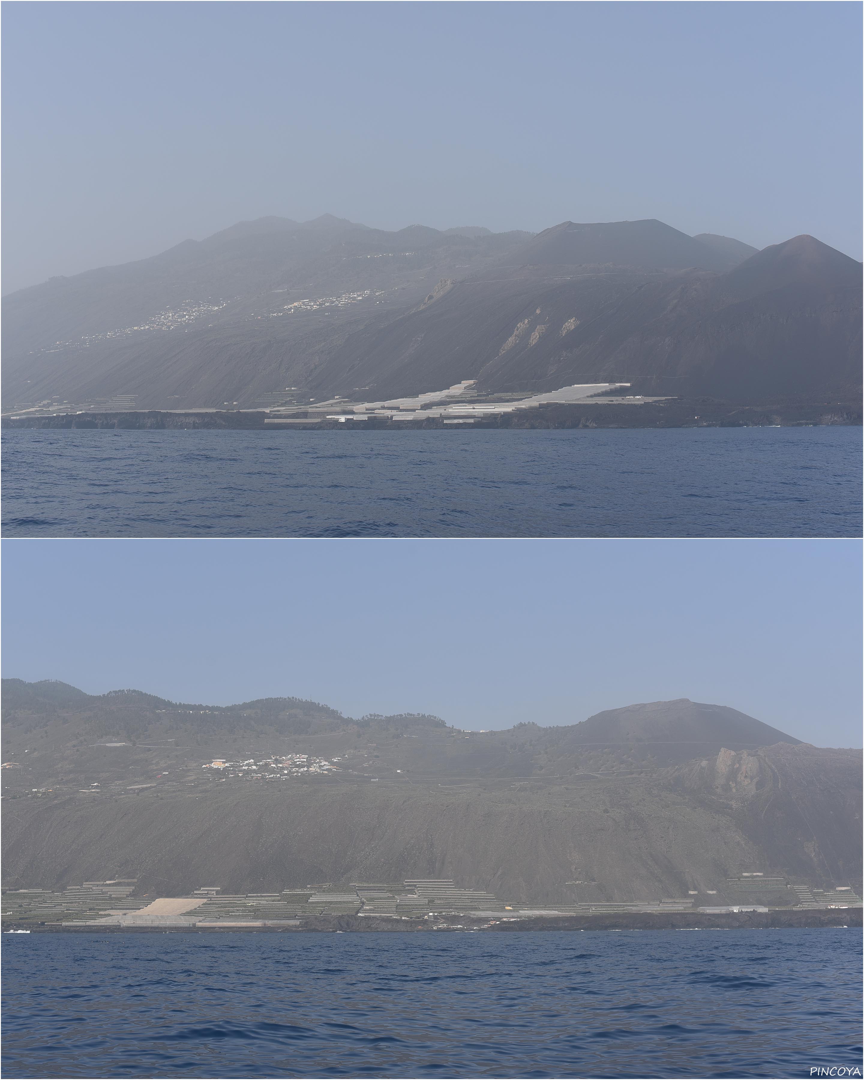 „Die Bananenplantagen von La Palma im Abenddunst.“