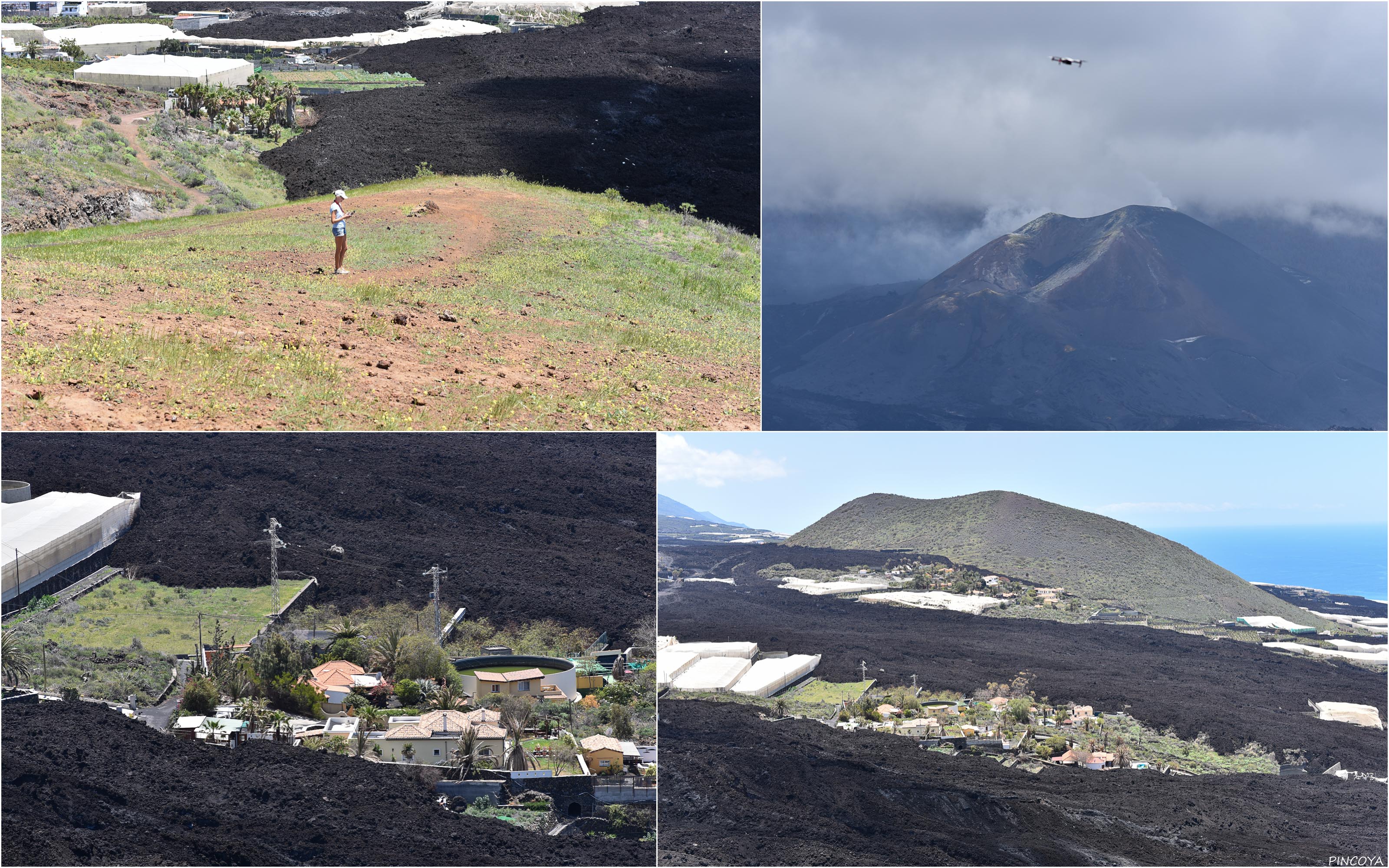 „Die Capitana fliegt Daisy über den Vulcano“