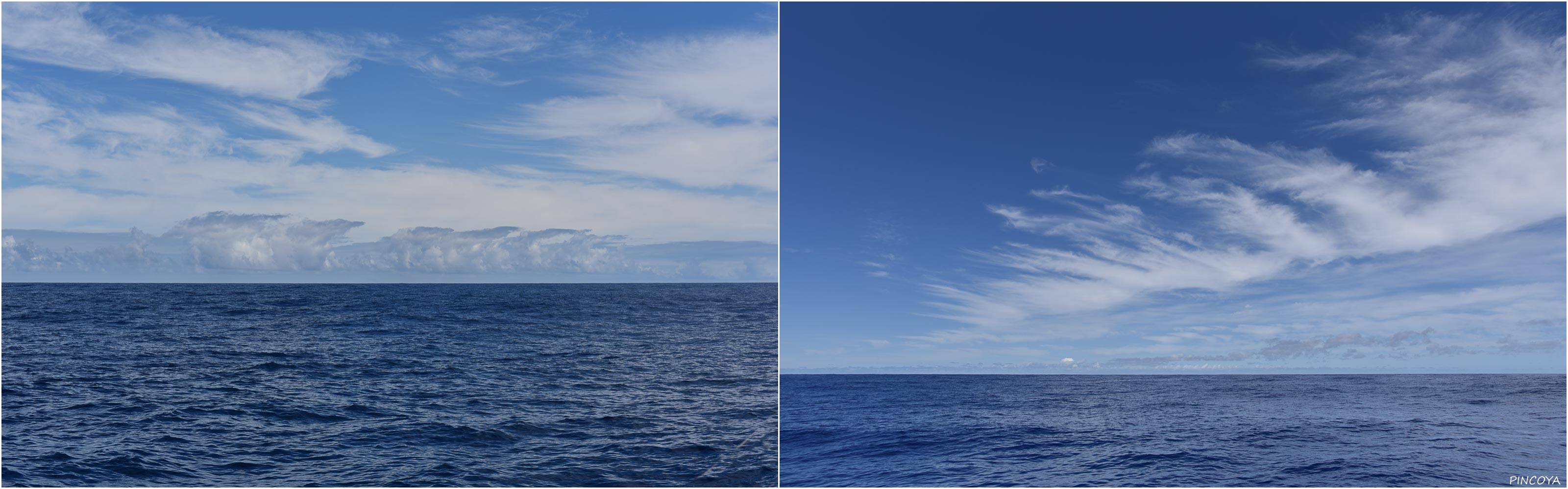 „Die Wolken links sehen nicht nach einem Ostwind aus, denn sie kommen von Westen.“