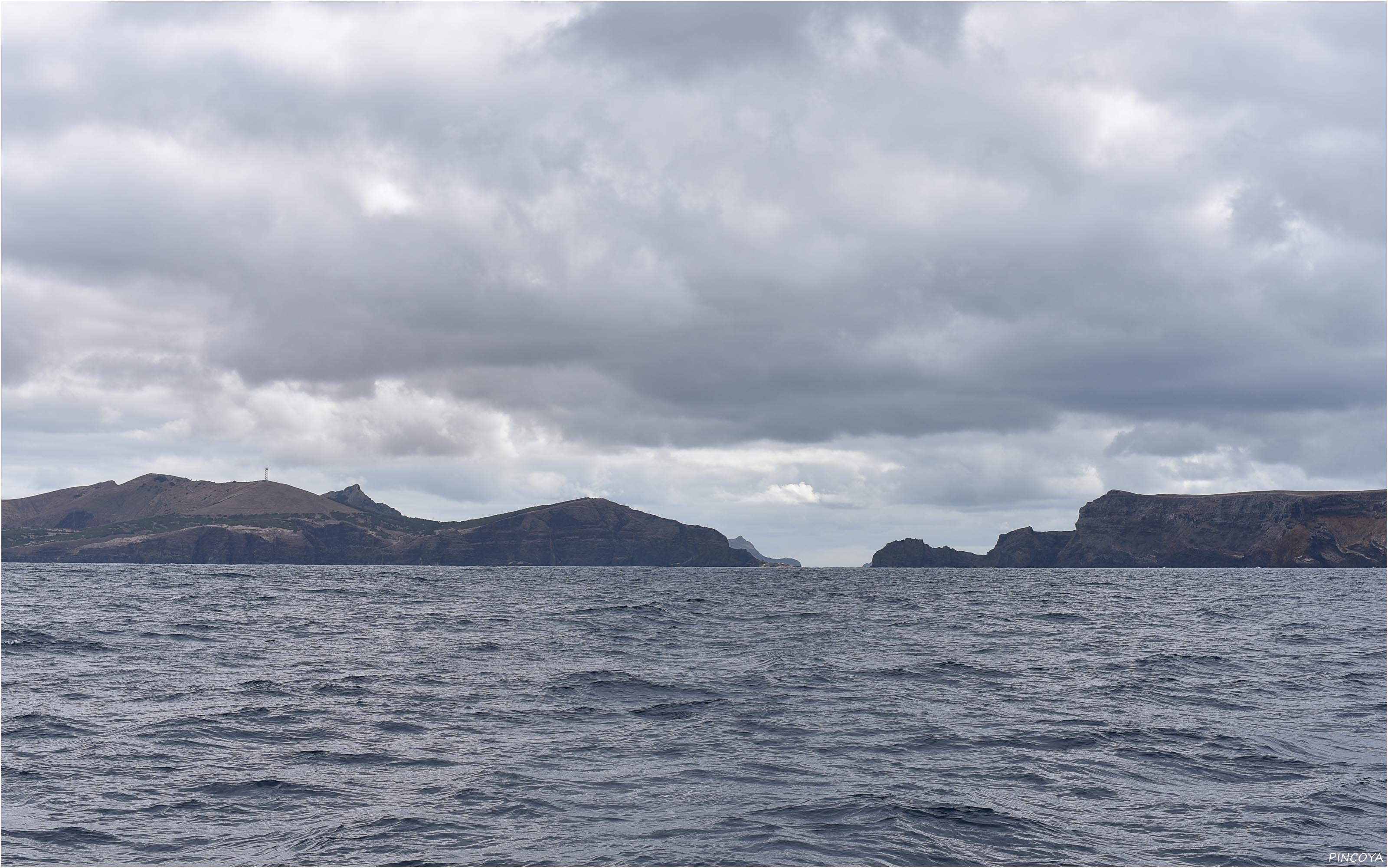 „Porto Santo von Westen und ganz ohne Sonne.“