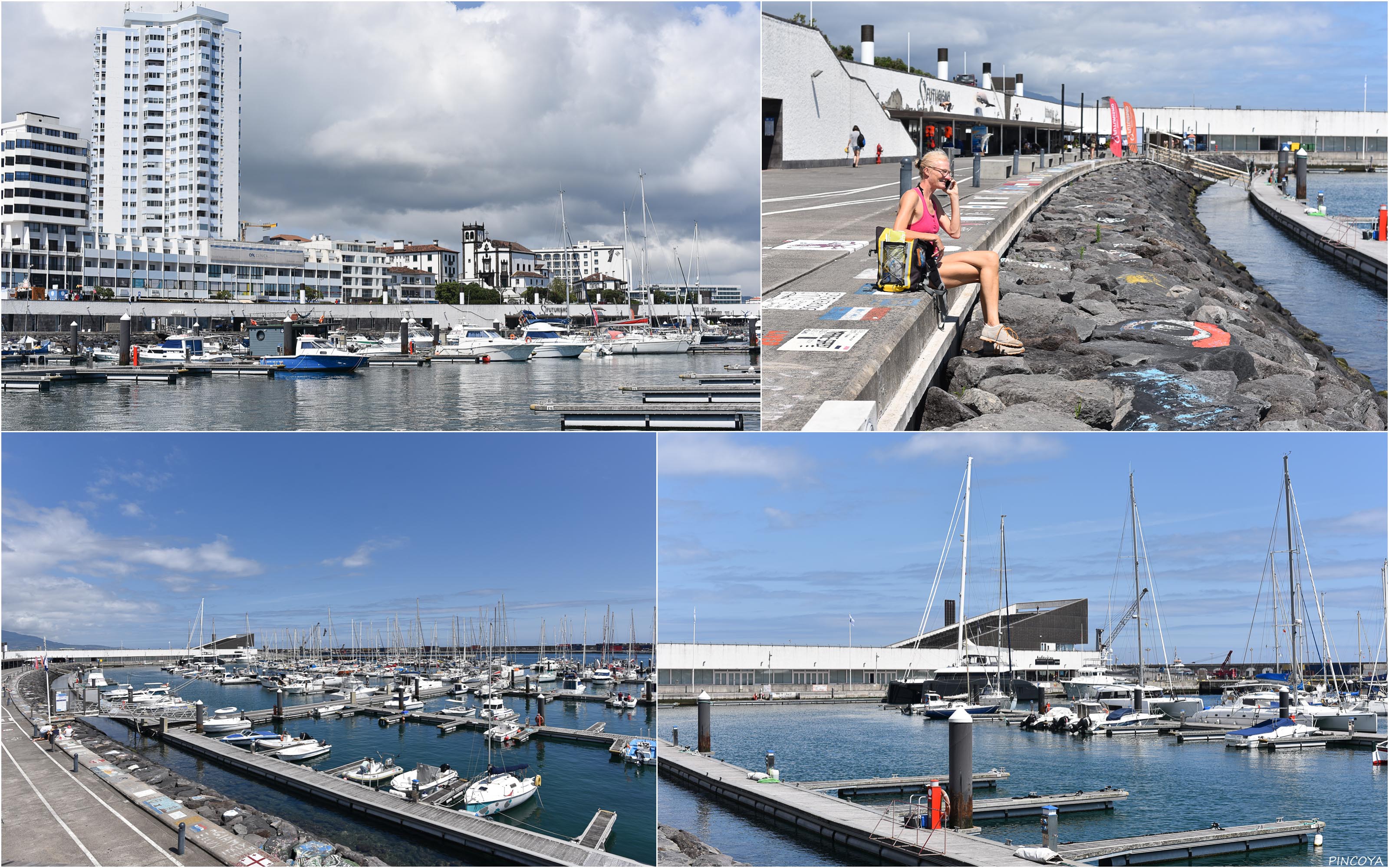 „Sonnenansichten an der Marina Ponta Delgada“