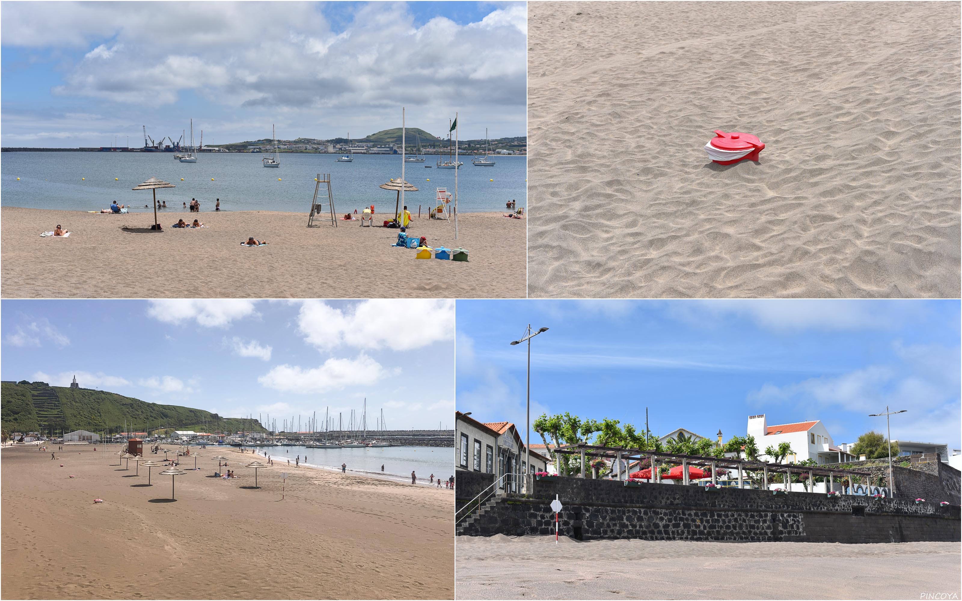 „Der Strand von Praia da Vitória.“