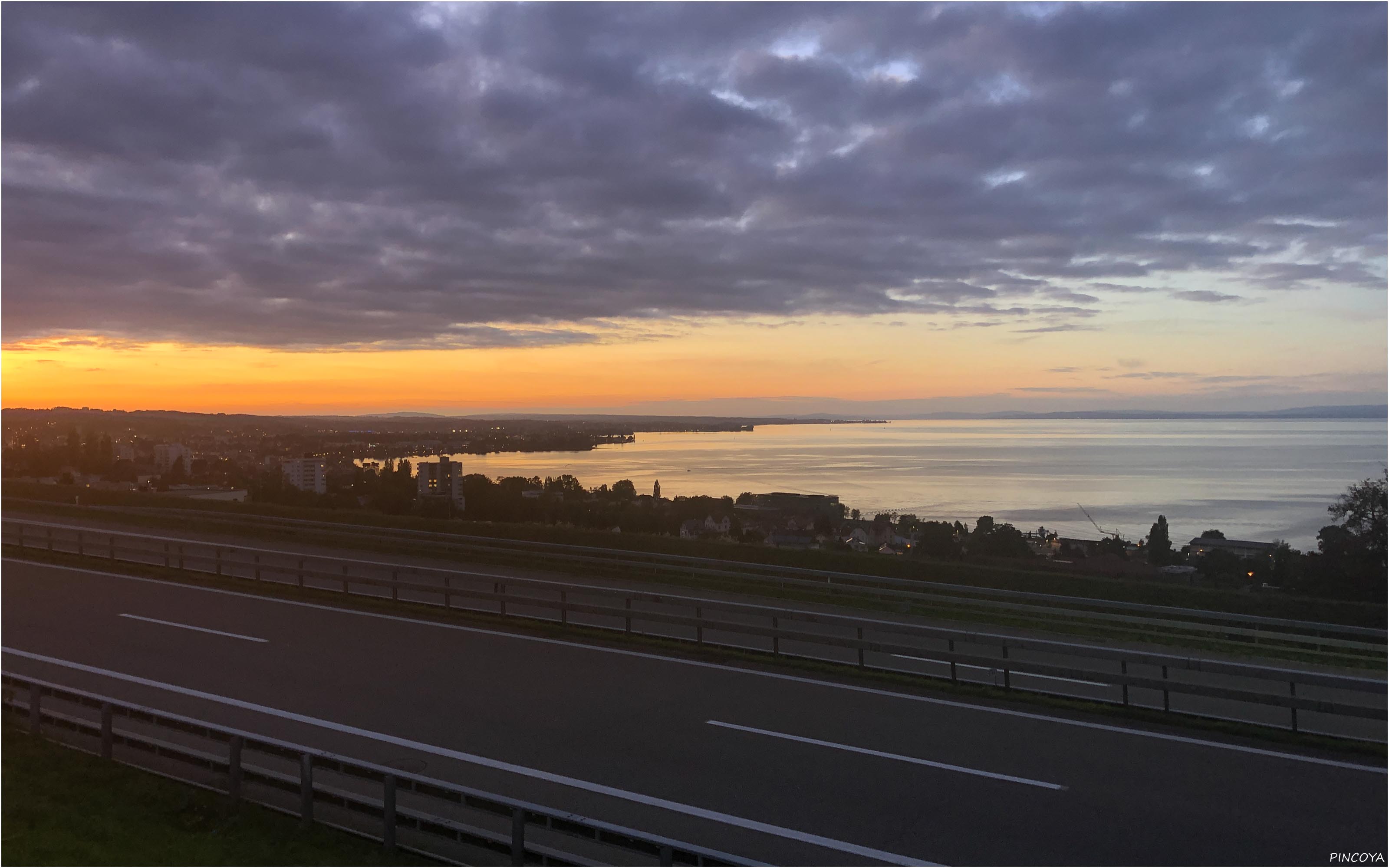 „Der Bodensee in der Dämmerung“