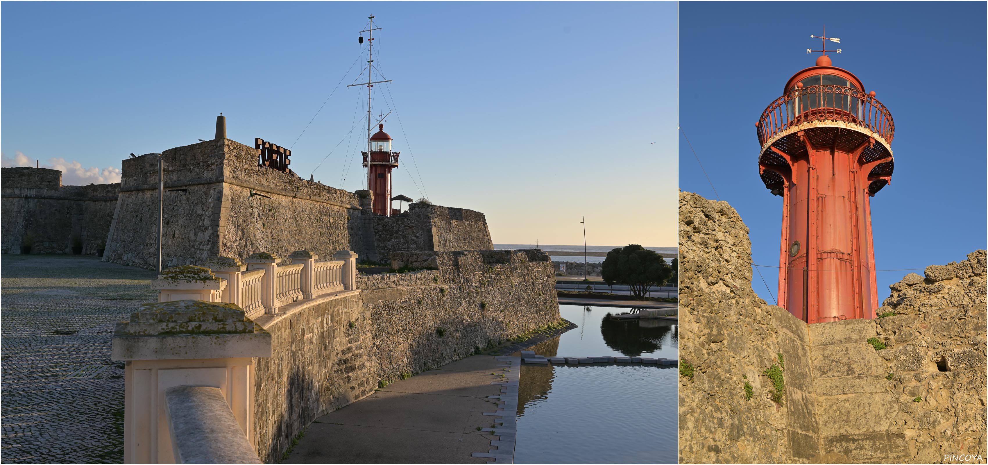 „Der alte Leuchtturm. Der schwarze Ball im Top zeigt an, dass der Hafen noch geschlossen ist. “