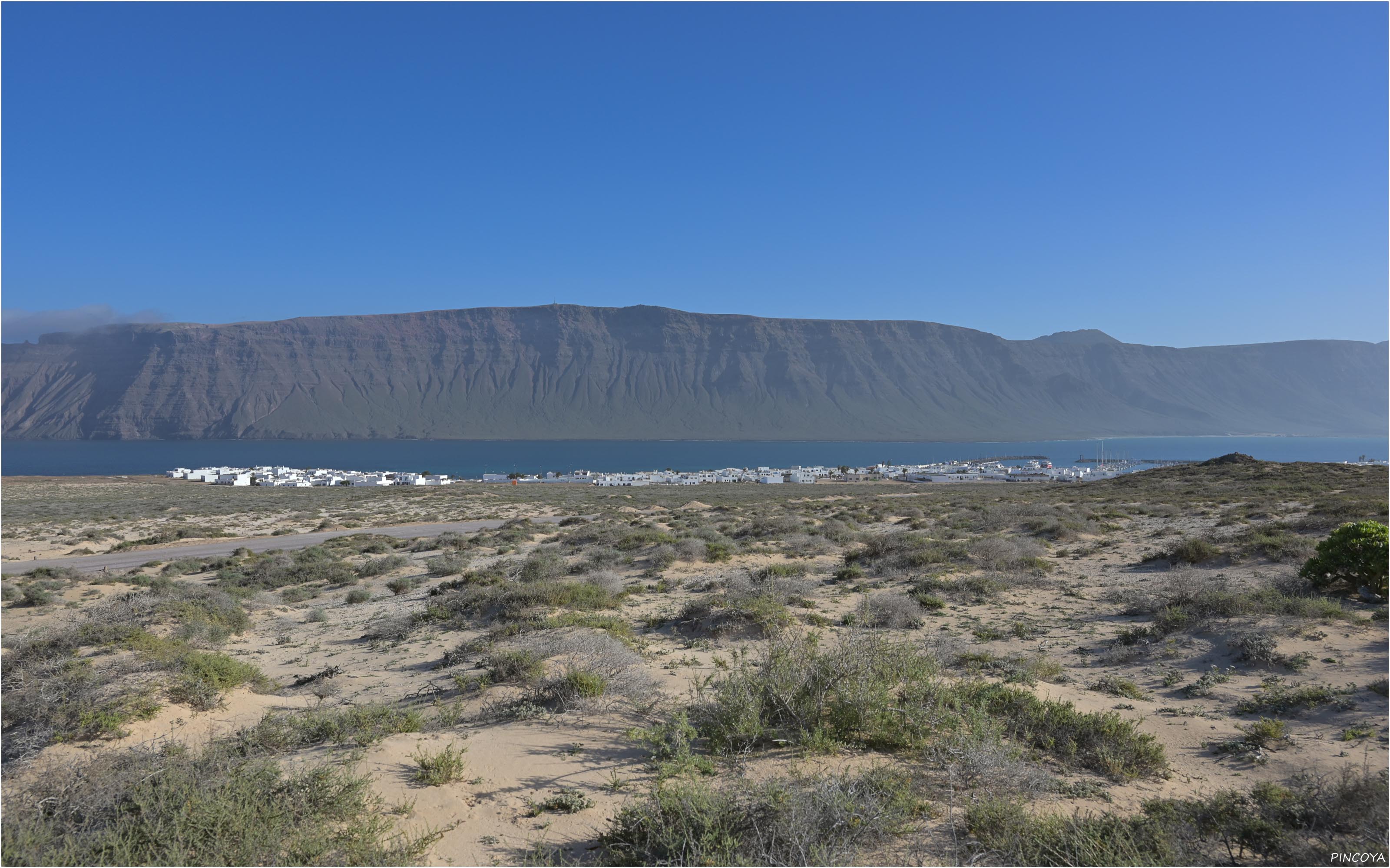 „Caleta del Sebo von »oben«“