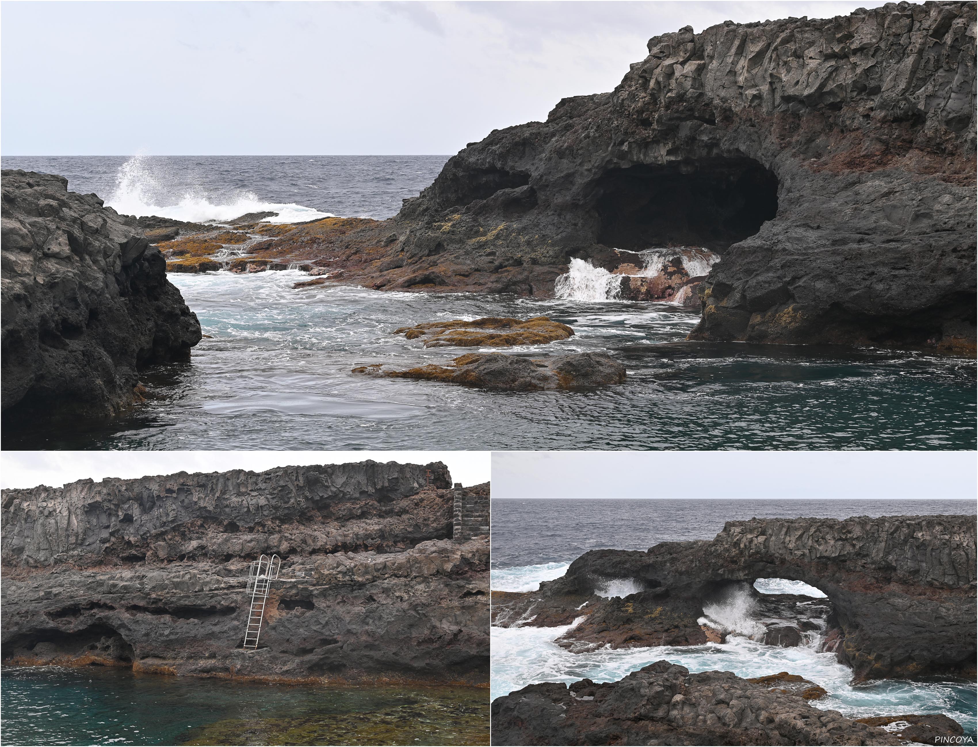 „Der Eingang zum Naturschwimmbecken am Punta del Norte“