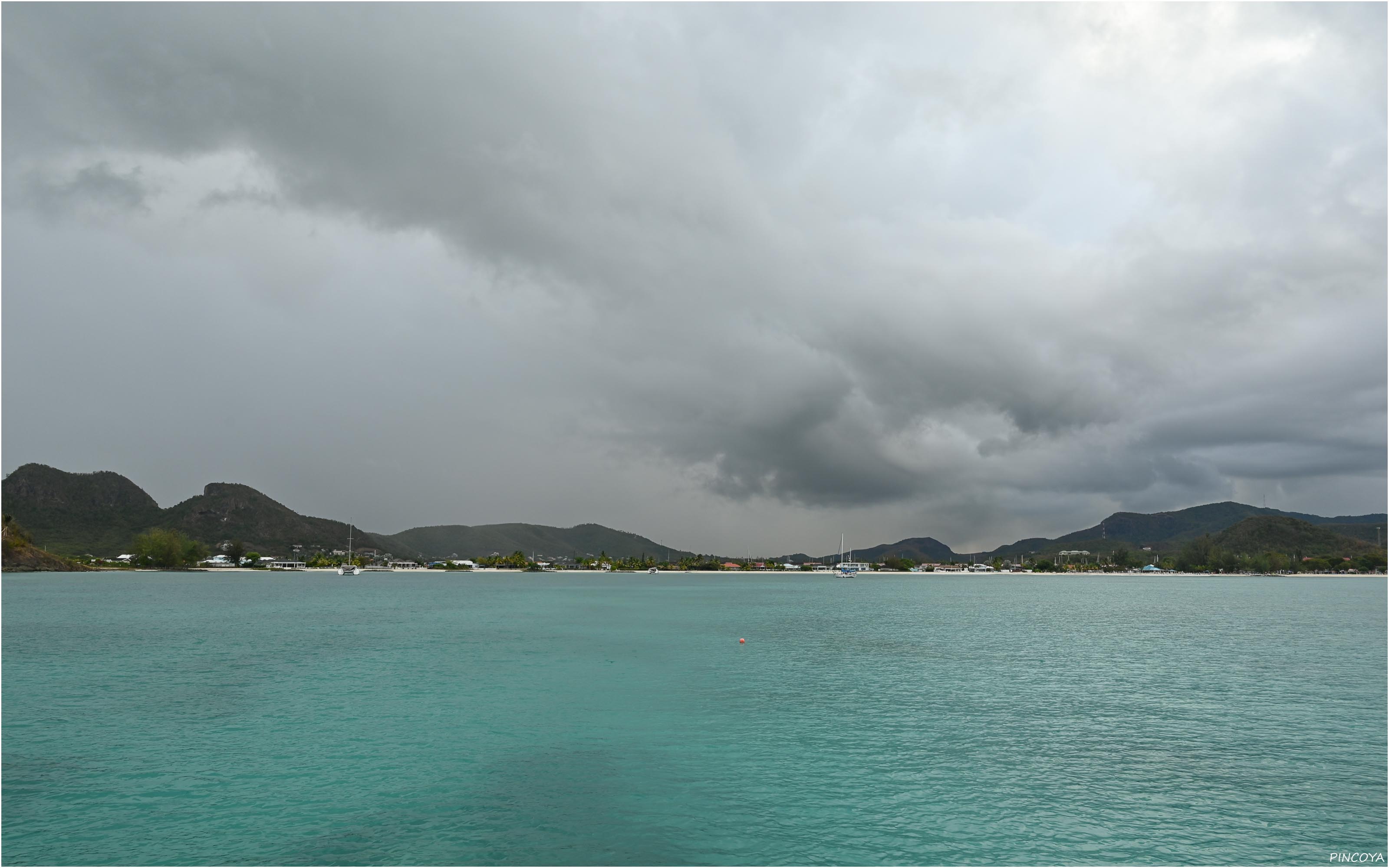 „Das karibische Wetter lässt nicht lange auf sich warten, wir hatten ja auch schon 5 Stunden keinen Regen mehr.“