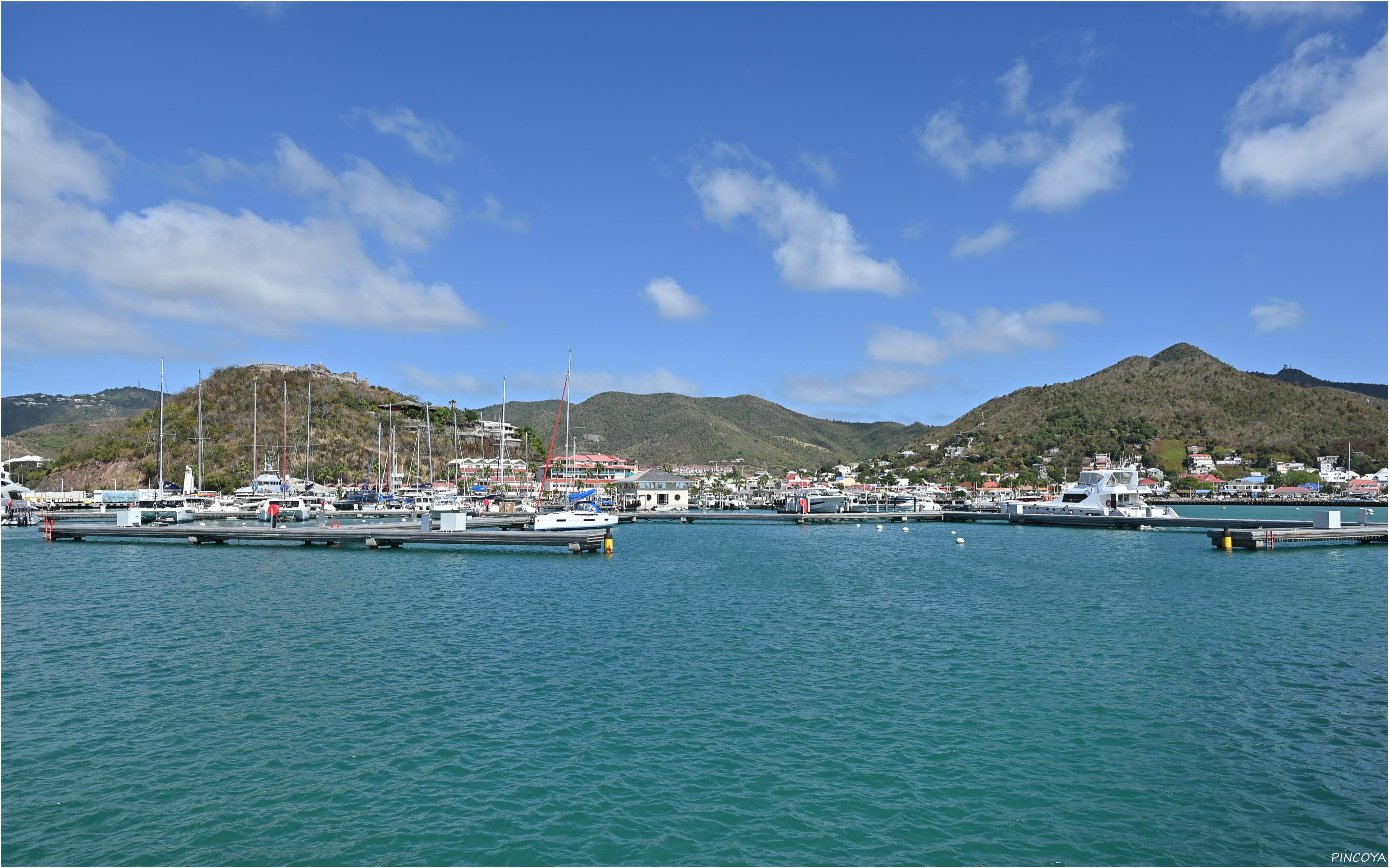 „Die Marina Fort Louis in der Marigot Bay II“