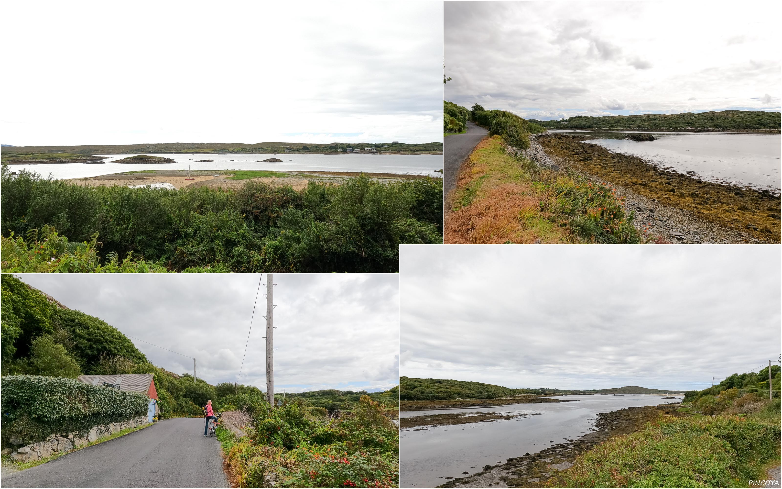 „Auf dem Weg nach Clifden, das Wetter ist (noch) durchwachsen.“