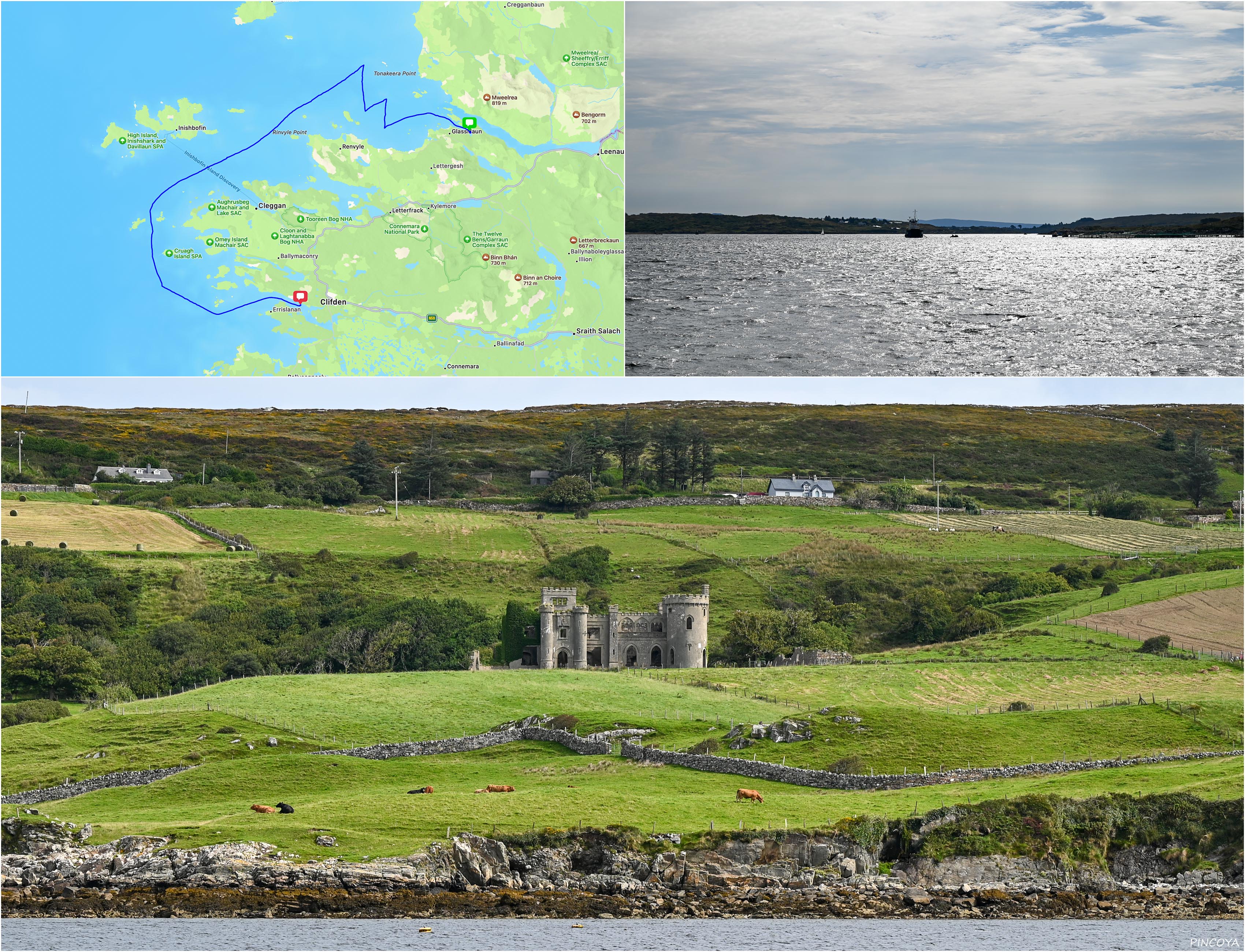 „von der Clifden Bay -> in die Little Killary Bay“