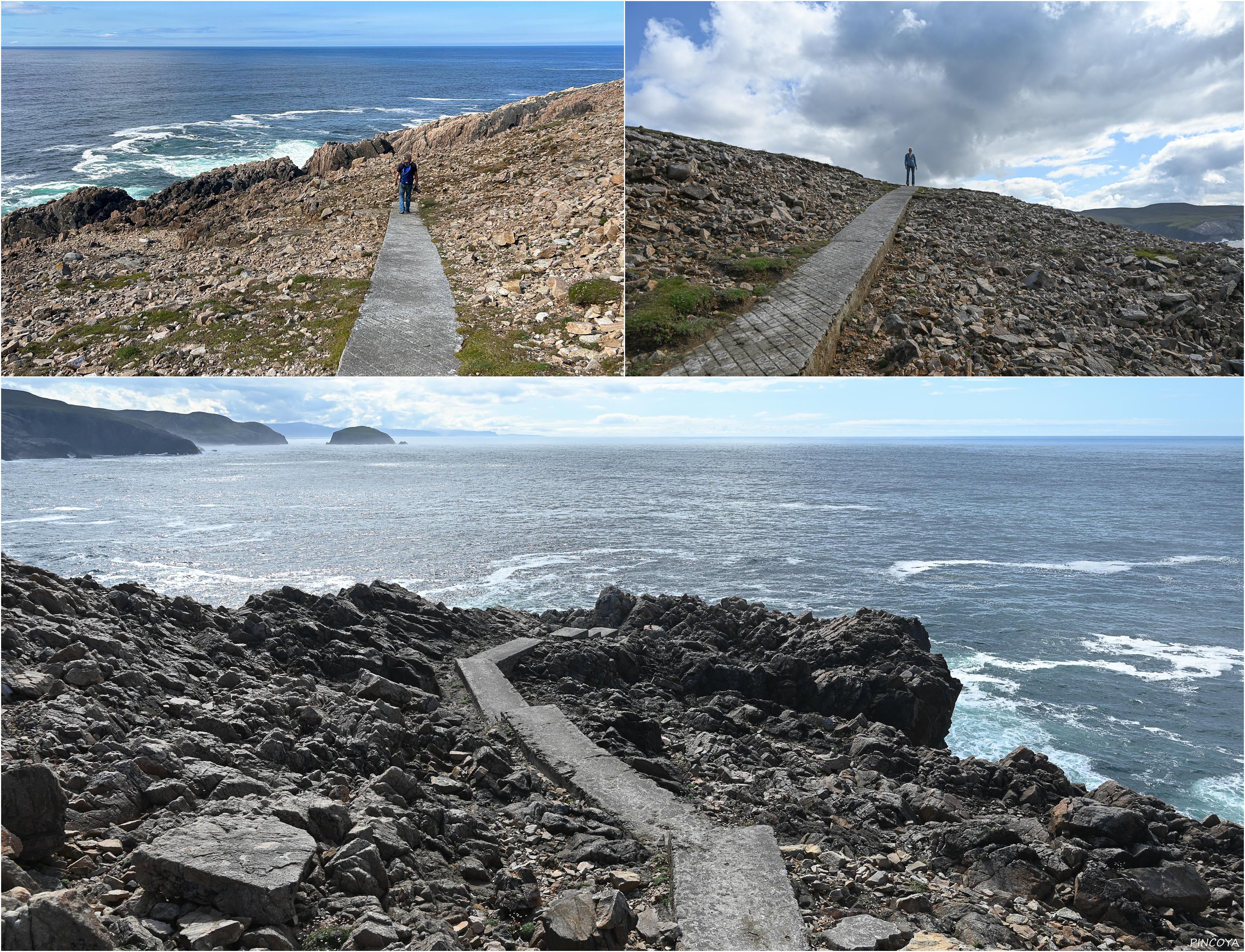 „Die Lighthouse Steps beginnen hier ...“