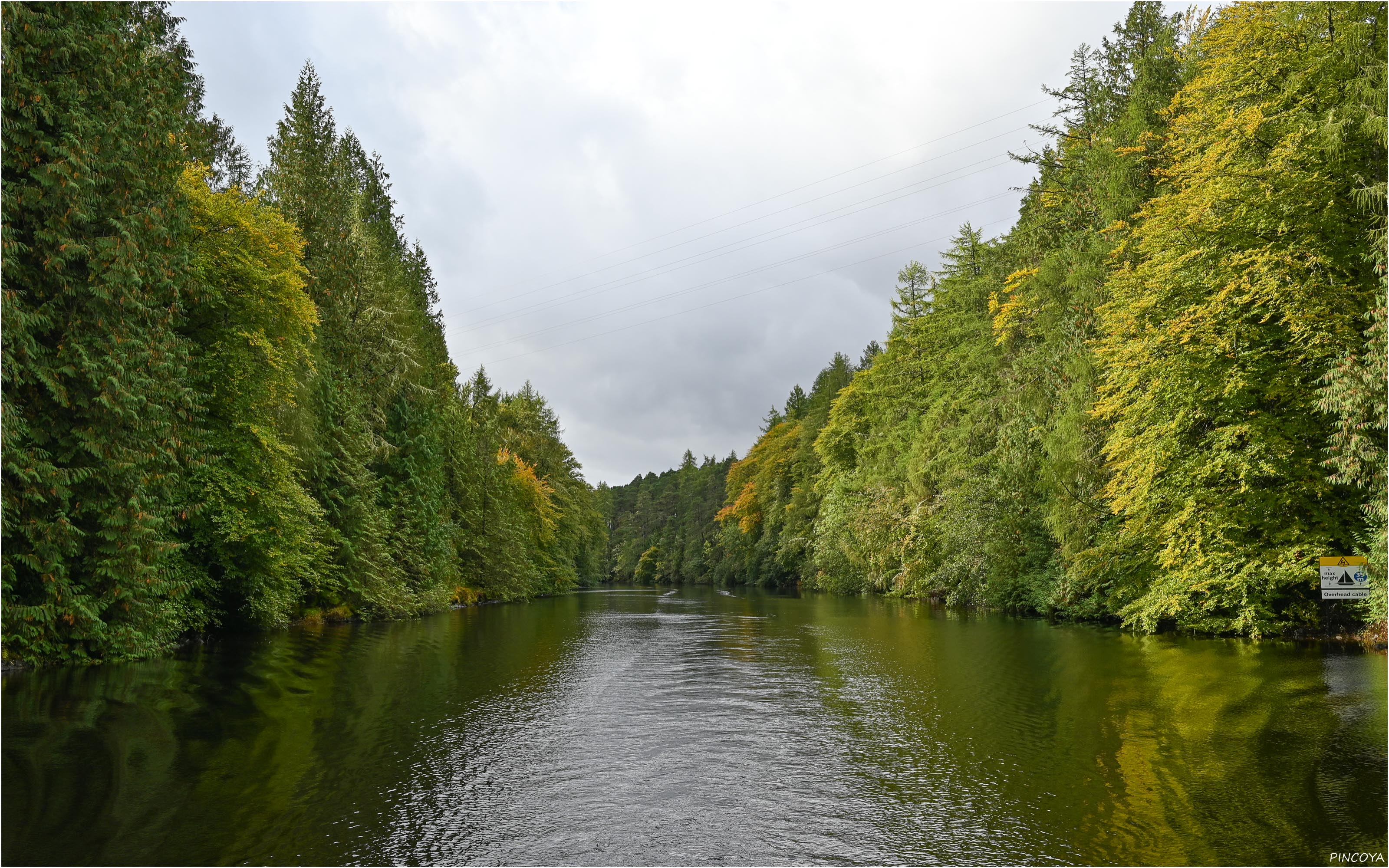 „Der Kanalabschnitt bis ins Loch Oich“