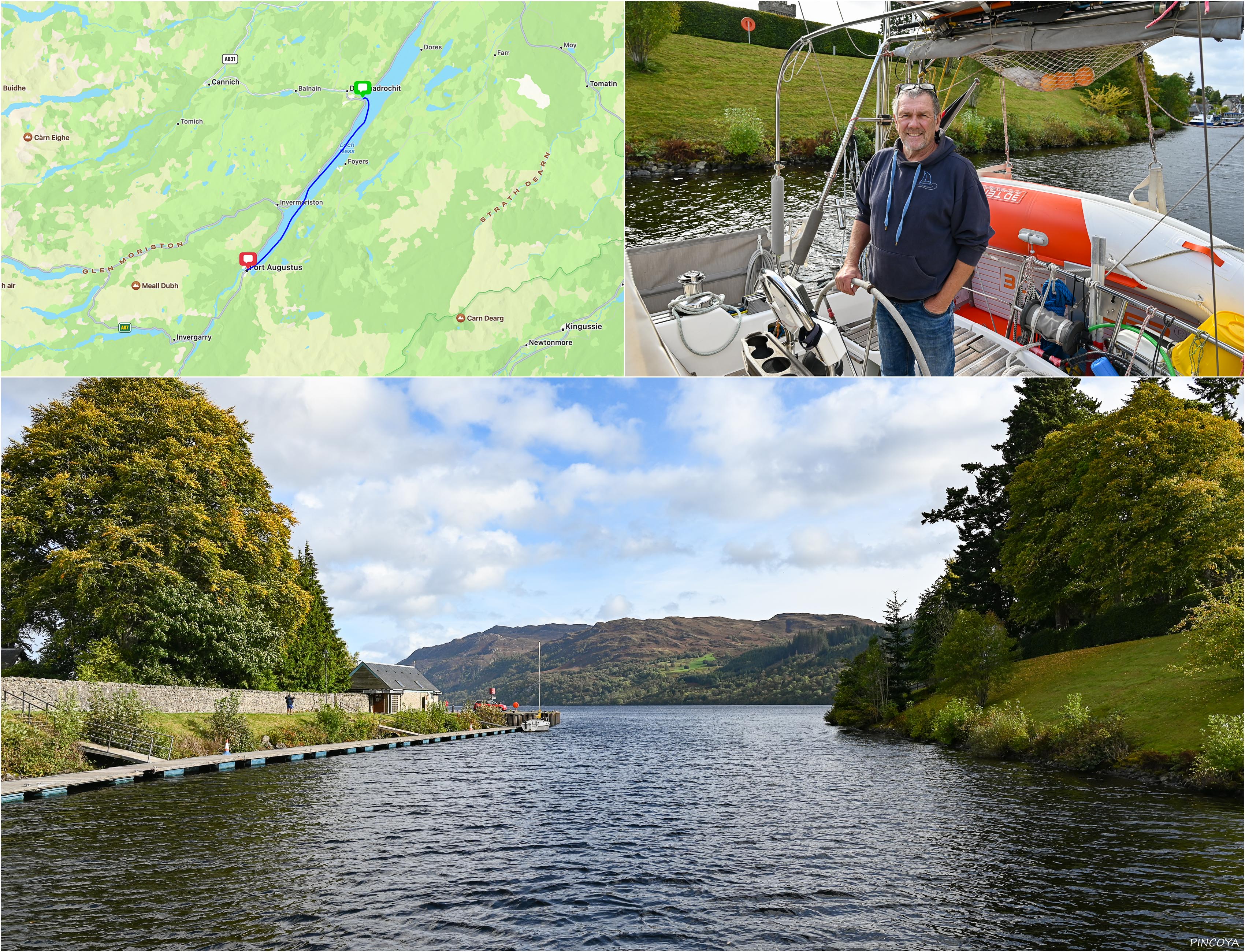 „von Fort Augustus -> zum Urquhart Castle, Loch Ness“