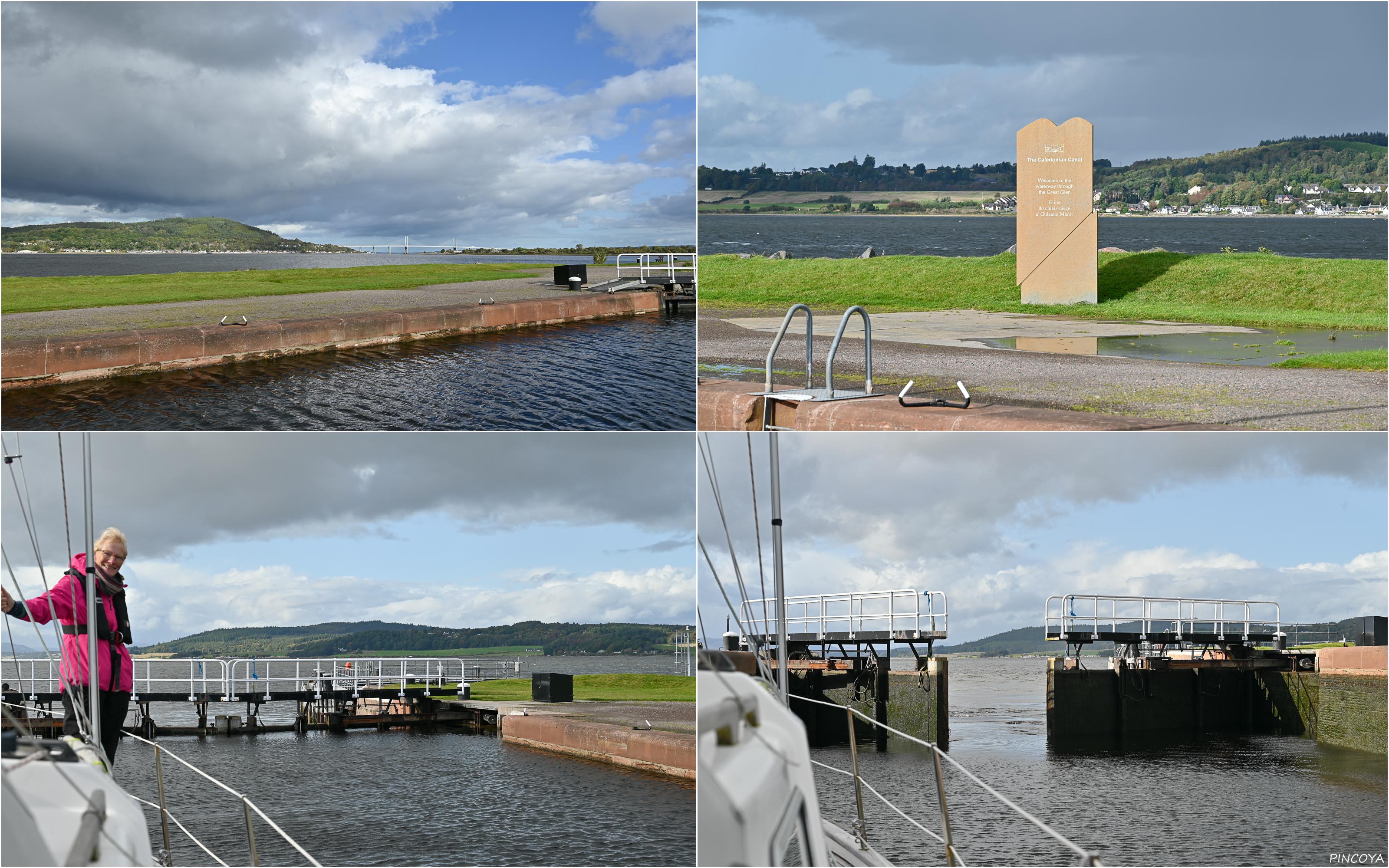 „Hier hat der Caledonian Canal ein Ende für uns.“