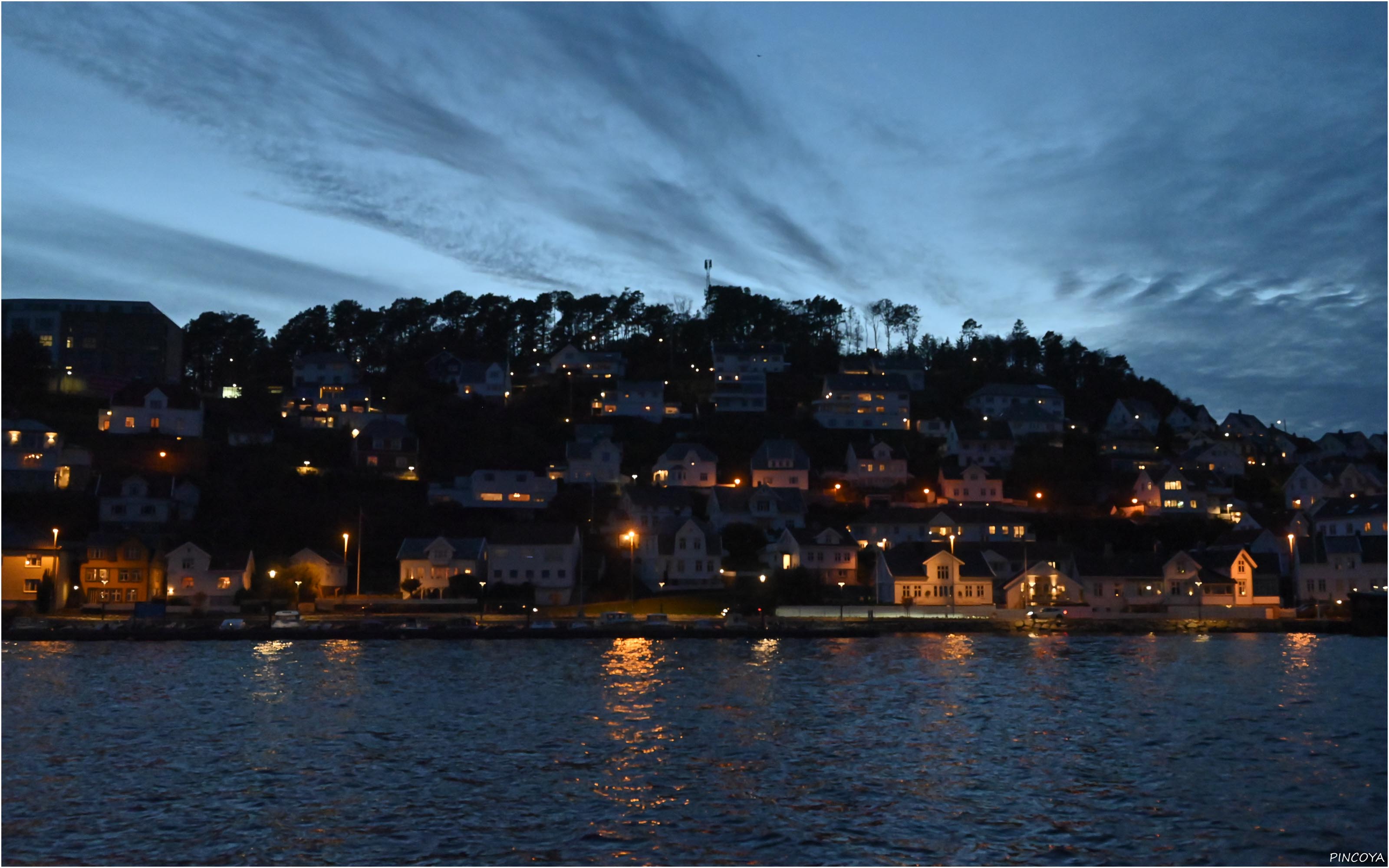 „Farsund am Abend“