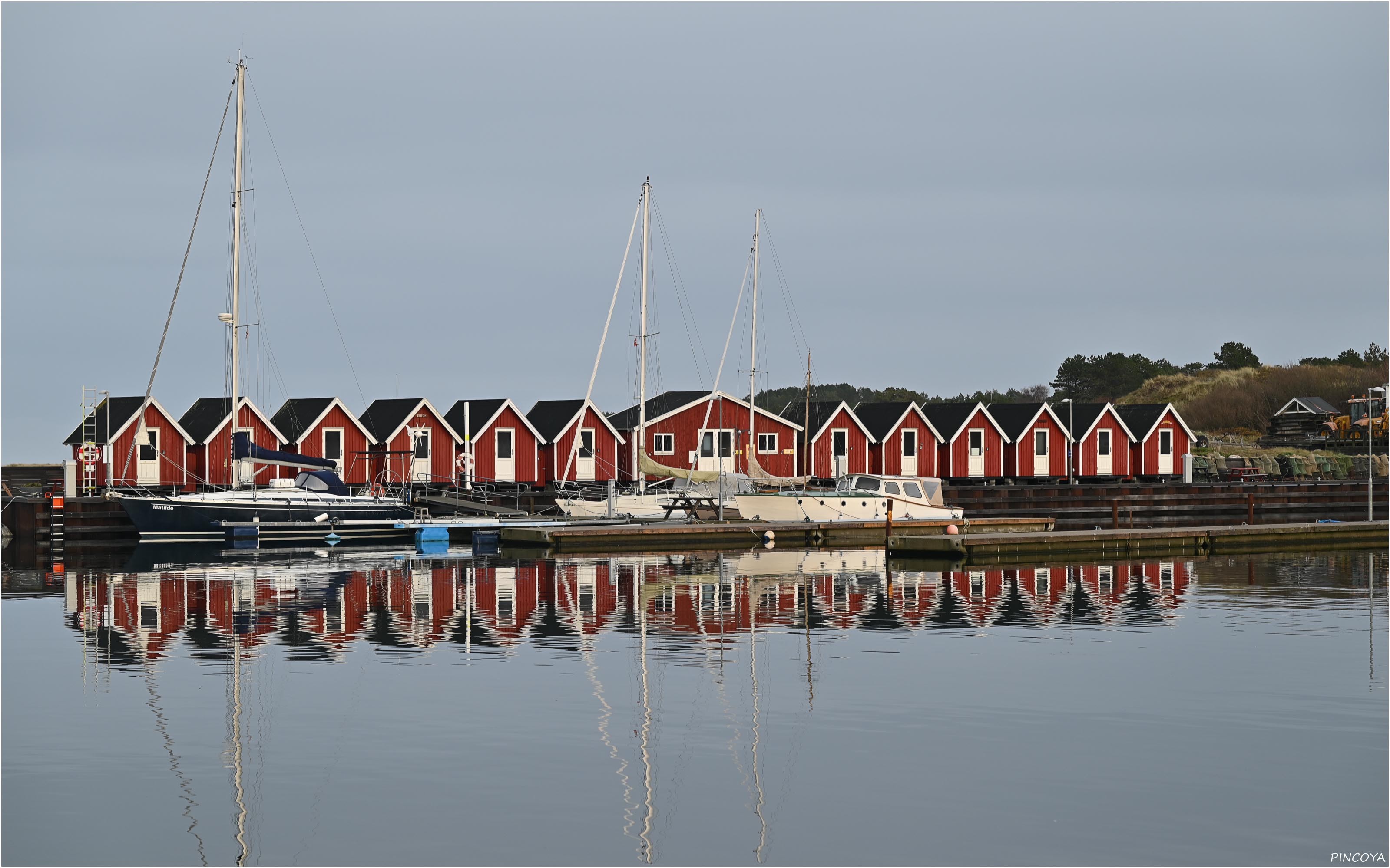 „Fischerhütten im Hafen“