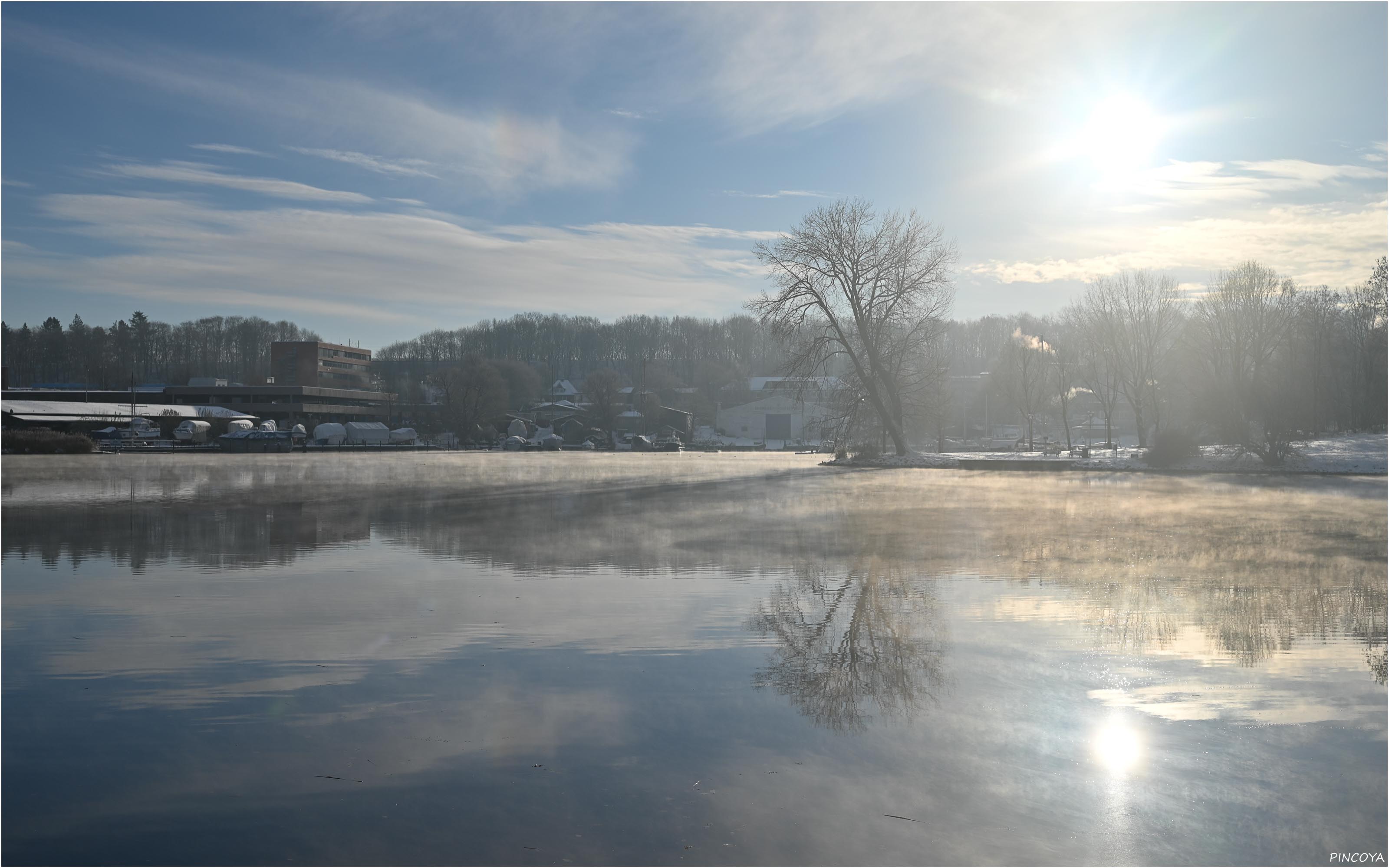 „Winterlandschaften im Hafen I“