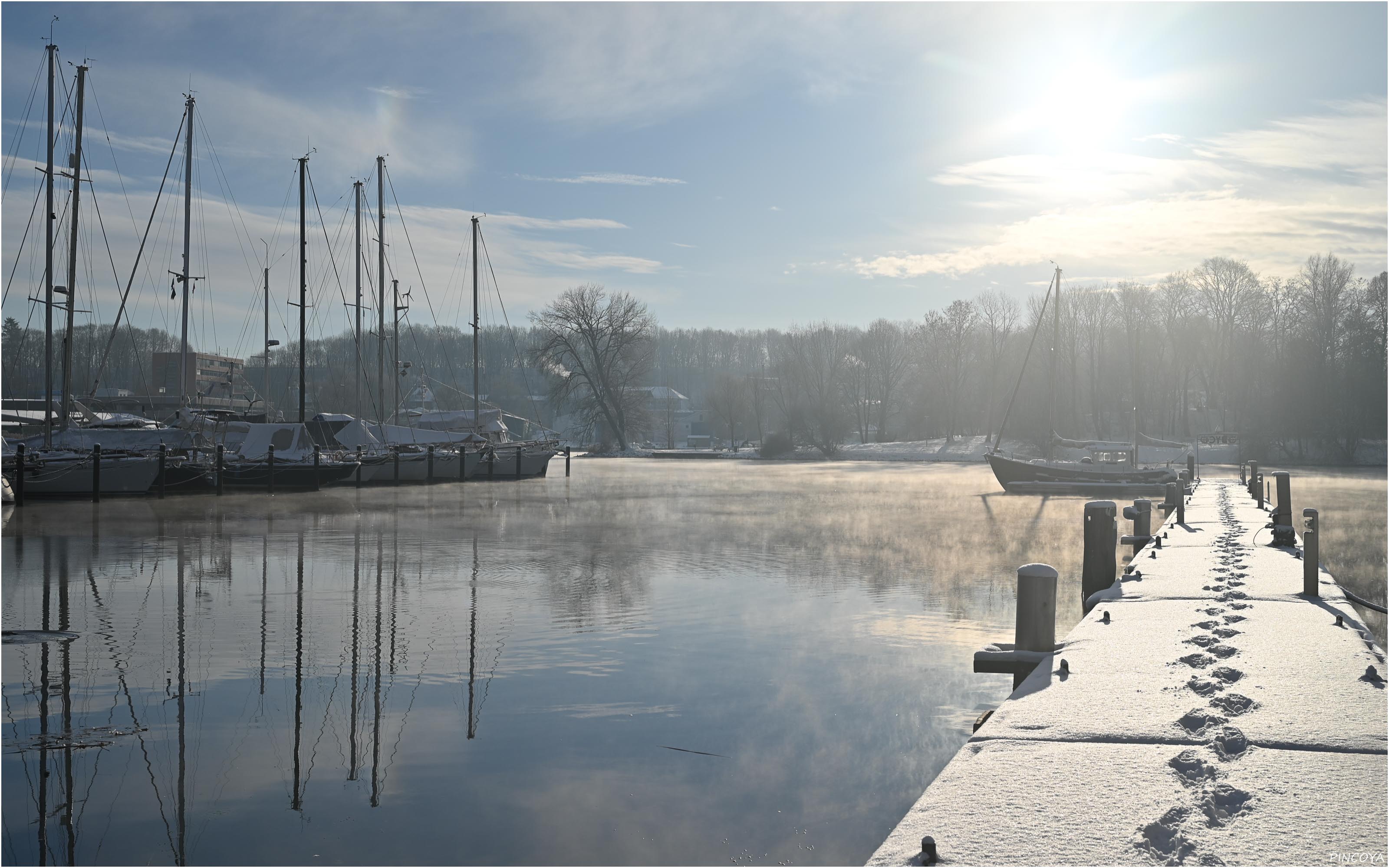 „Winterlandschaften im Hafen II“