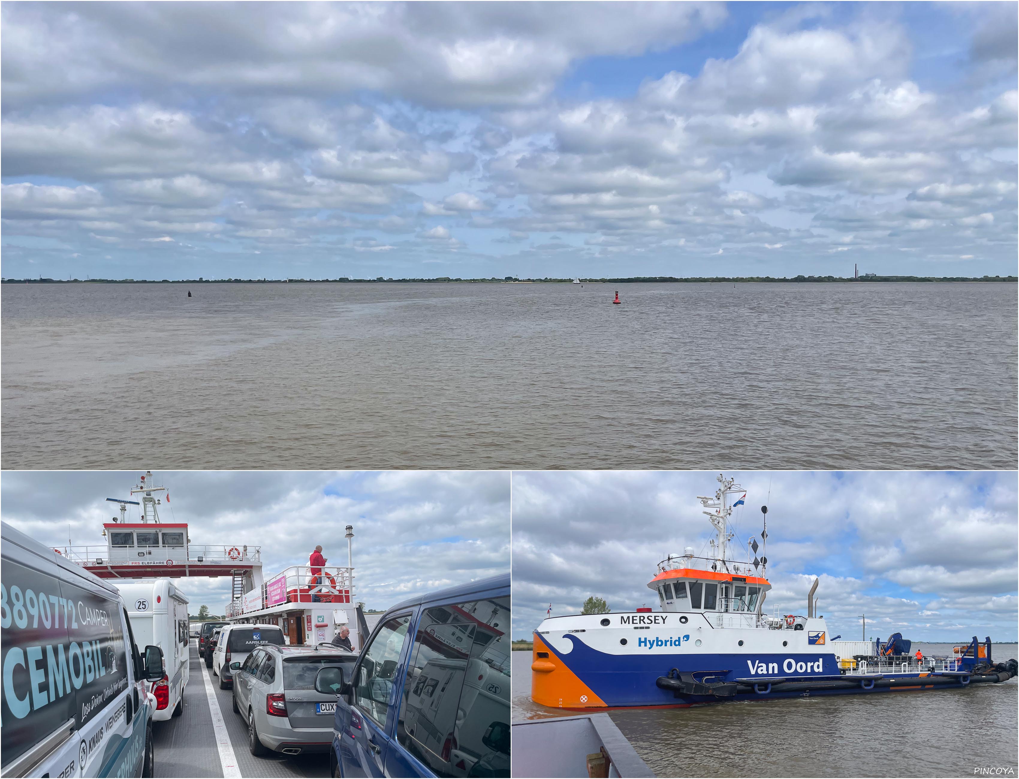 „Auf den Weiten der Elbe.“