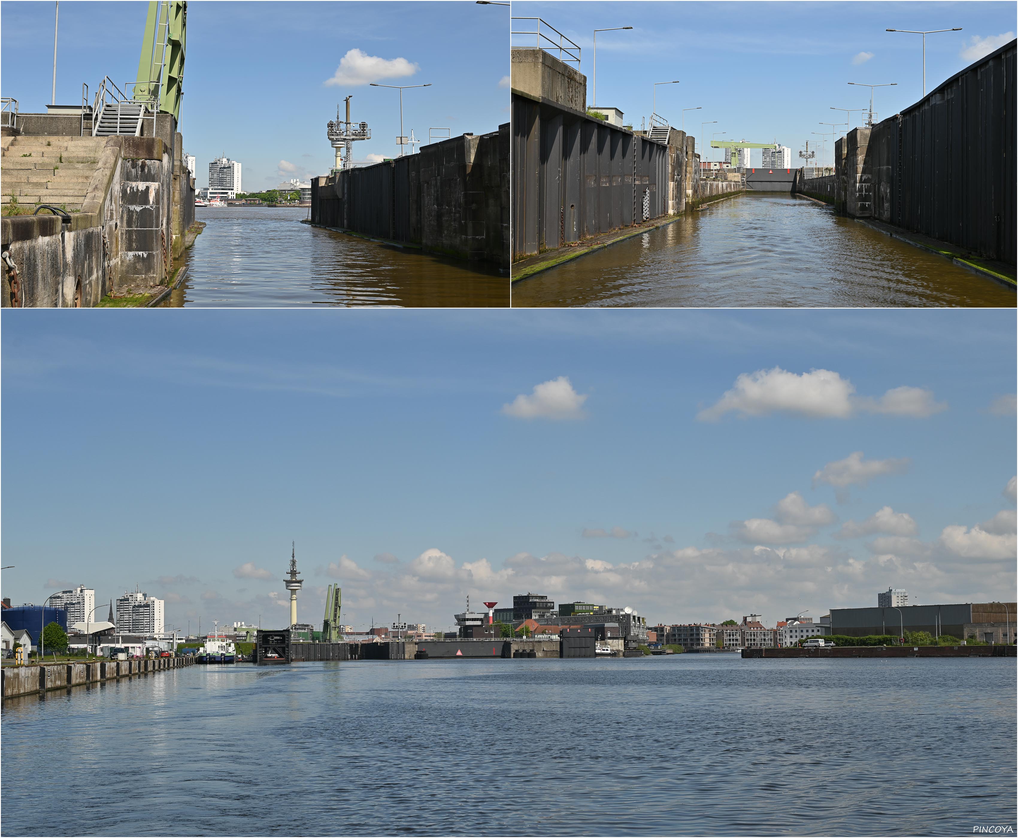 „Im Fischereihafen.“