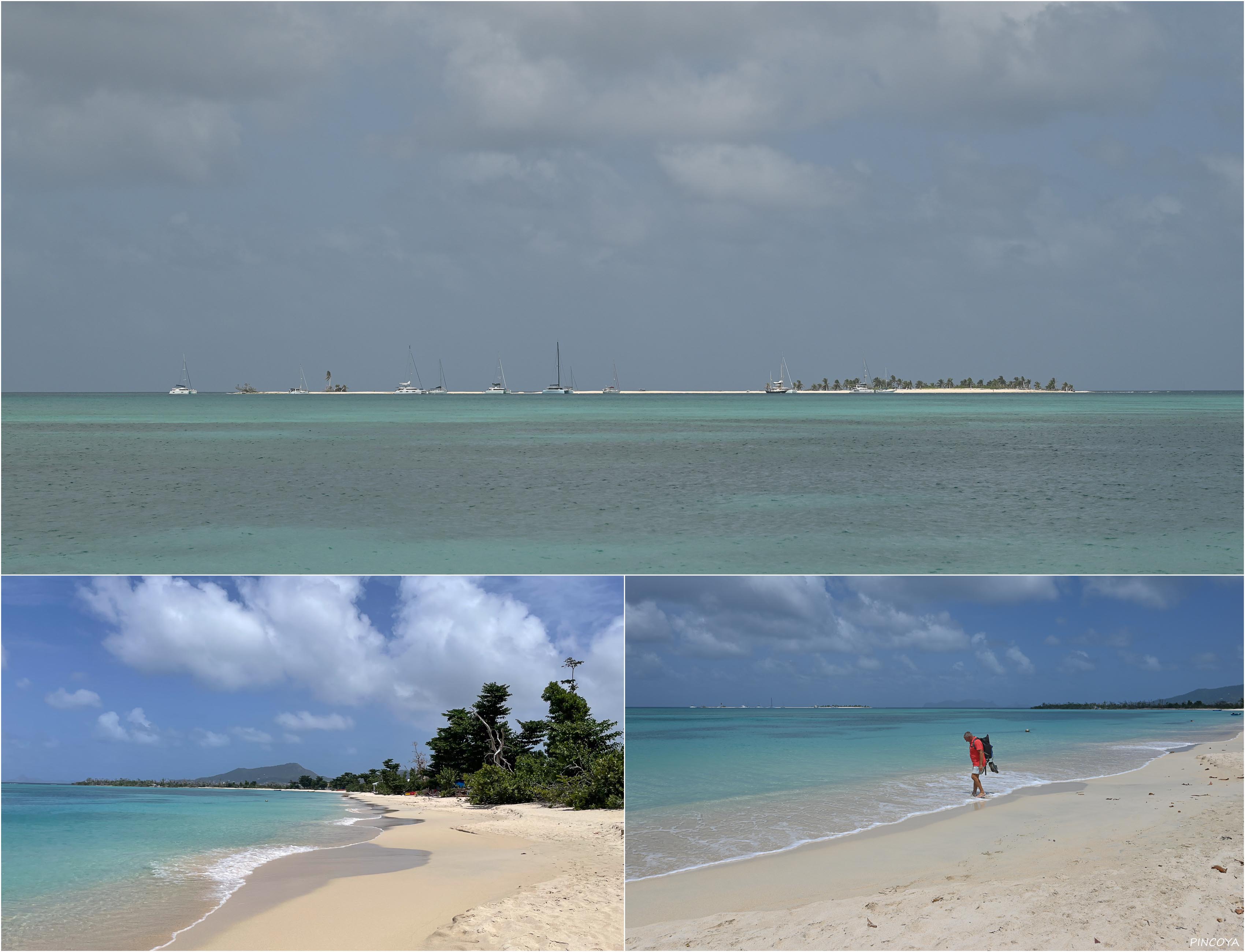 „Gegenüber Sandy Island“