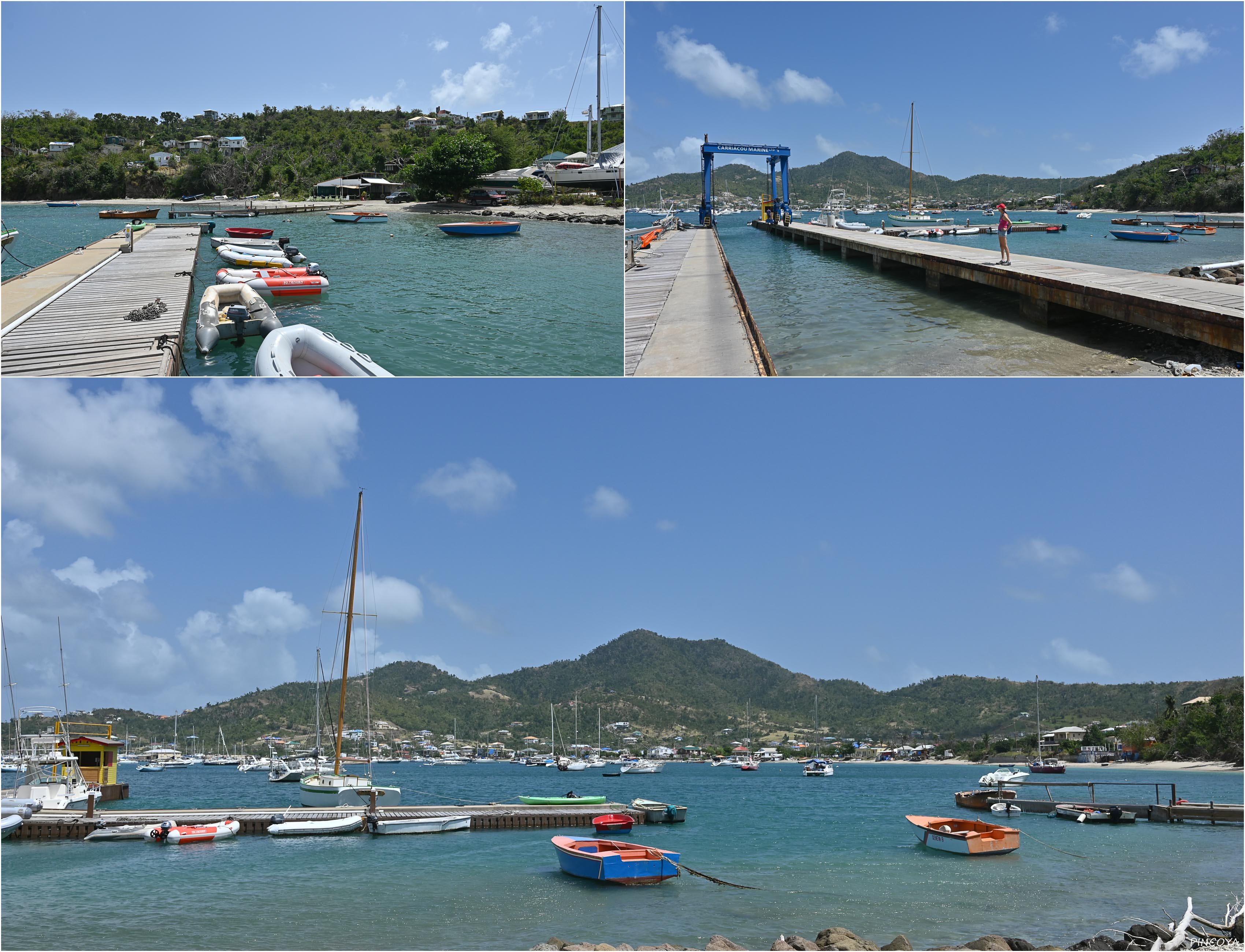 „In der Carriacou Marine Shipyard“