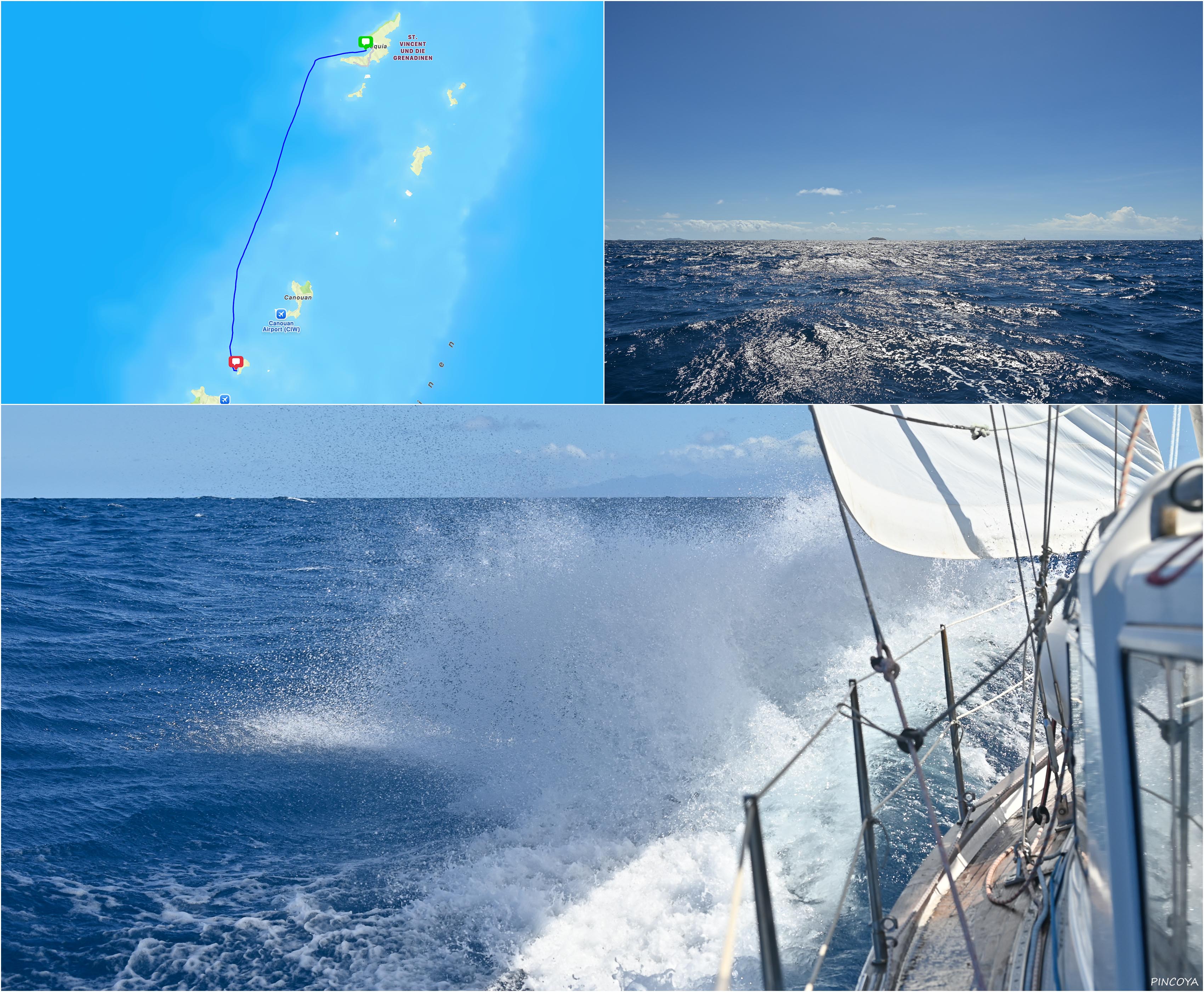 „von Mayreau -> zurück nach Bequia“
