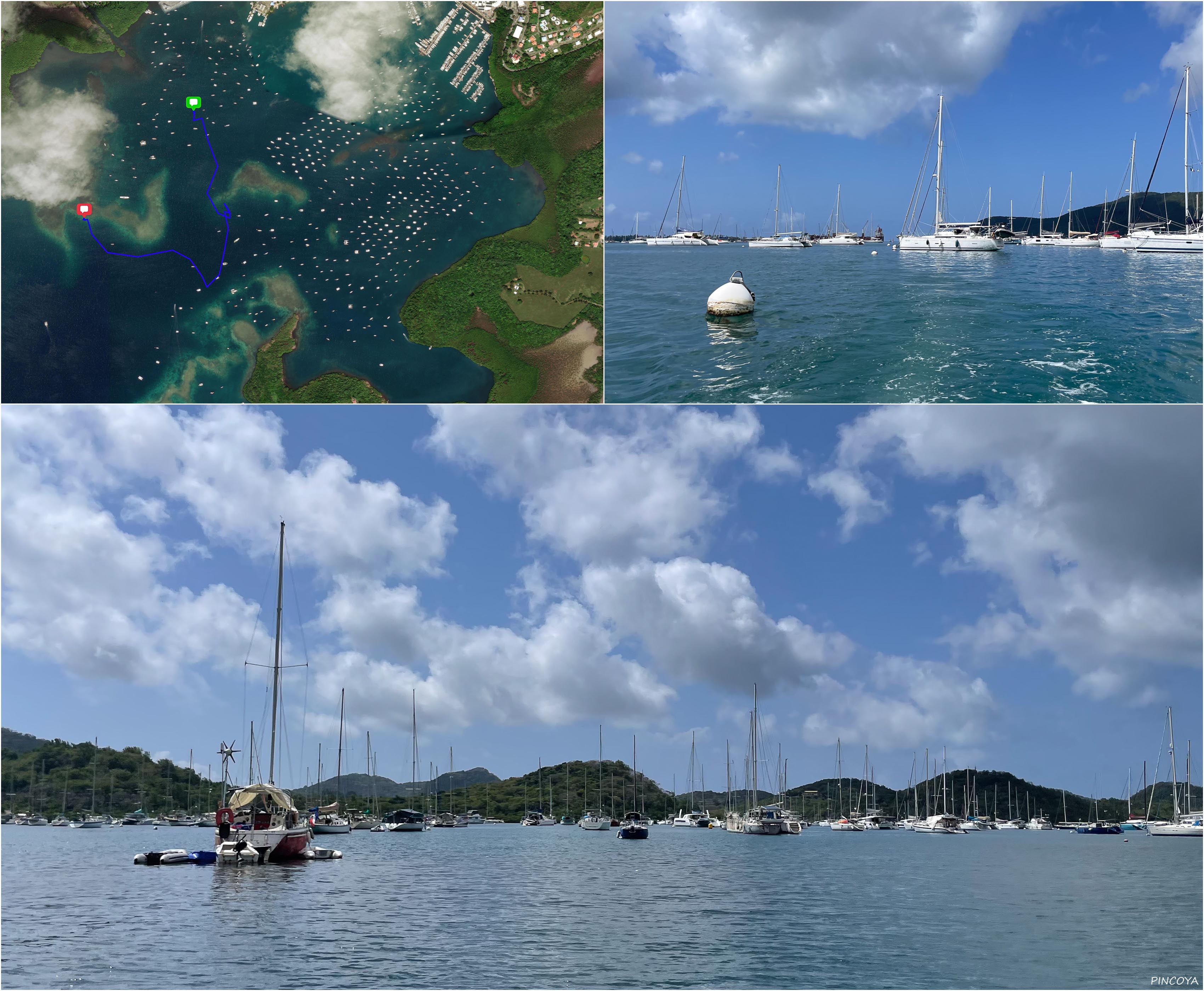 „Anhand des Satellitenbildes bekommt man eine Idee, was vor Le Marin los ist.“
