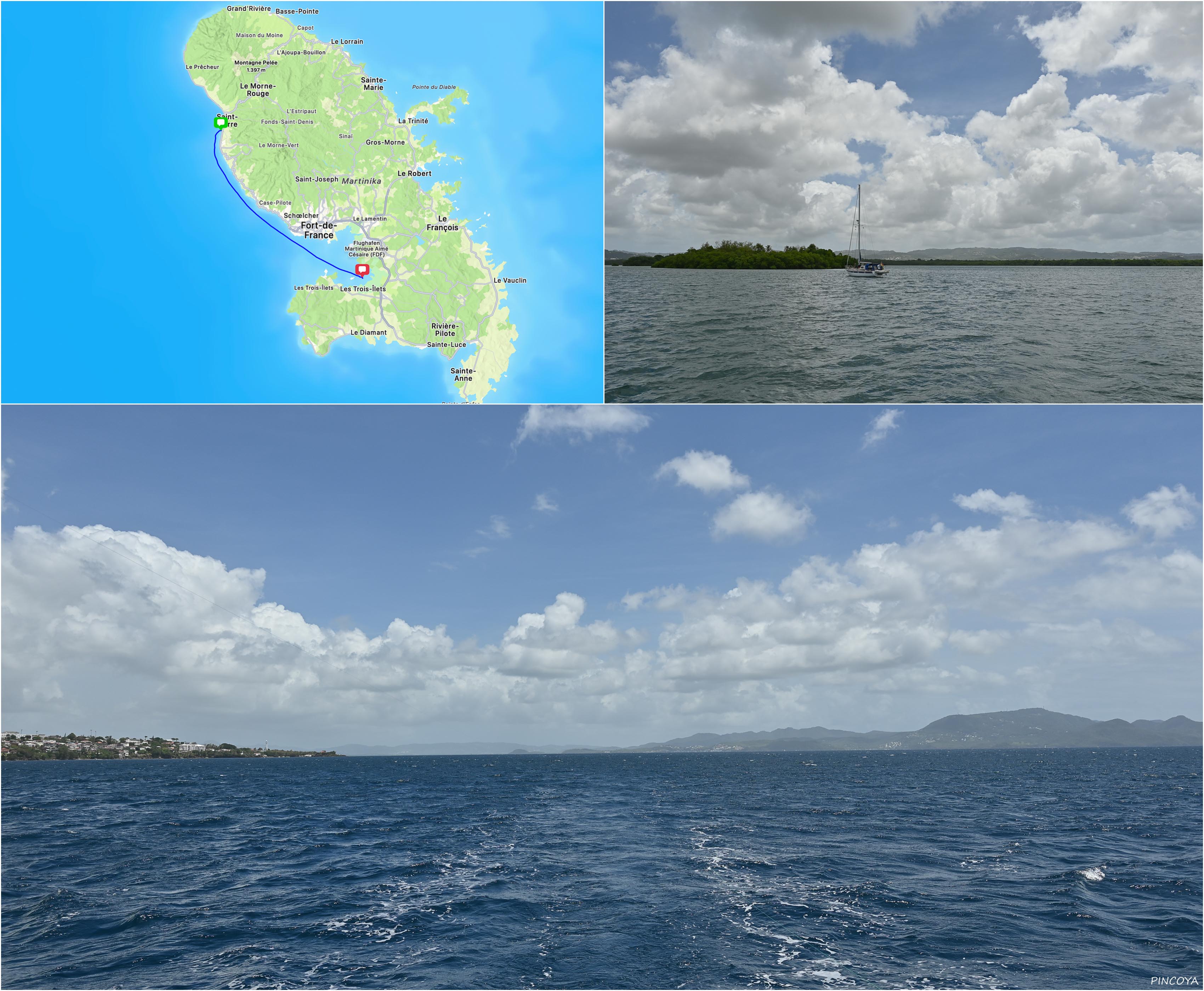 „Von der Petit Îlets in der Baie de Fort-de-France -> nach Saint Pierre“